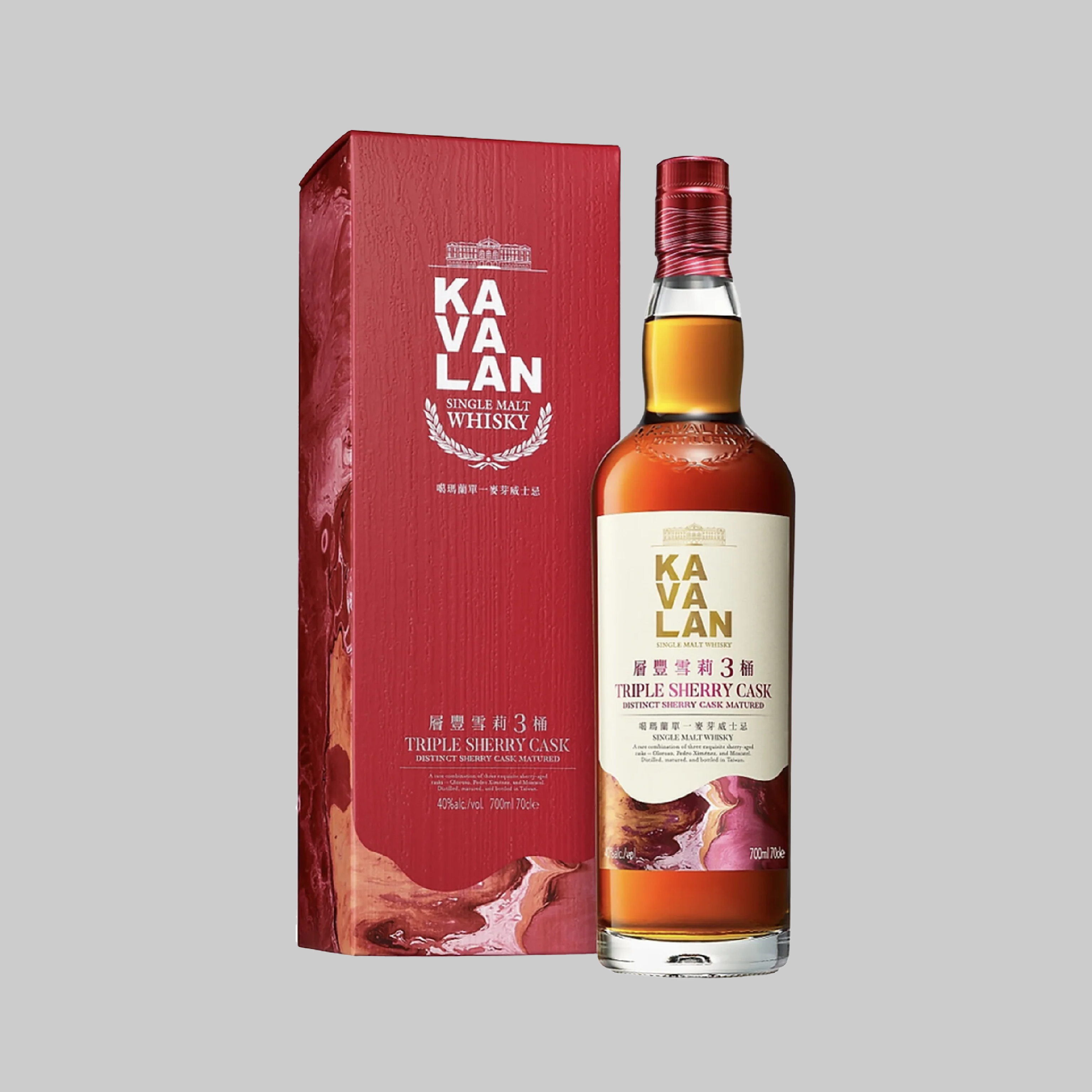 Kavalan Triple Sherry Cask Single Malt 700ml 40.0% | TIME2DRINK